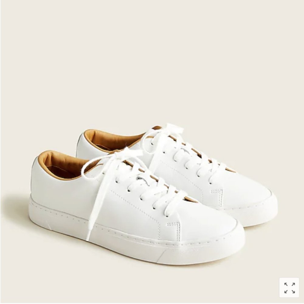 J.Crew Men's Leather Court Sneakers